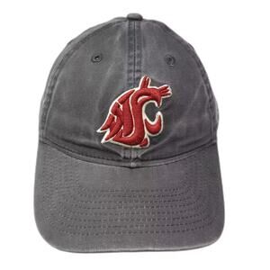 Legacy Washington State Cougars NCAA Gray Red Adjustable Slideback Cap OSFA